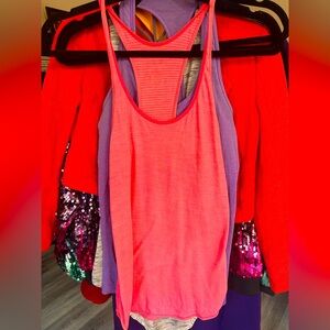 Women's Luluelemon Hot Pink Lightweight Racerback Tank Top, Good Condition, S/M